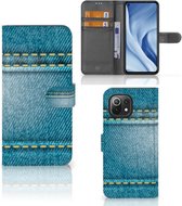 Wallet Book Case Xiaomi Mi 11 Lite | Xiaomi 11 Lite NE Telefoon Hoesje Jeans