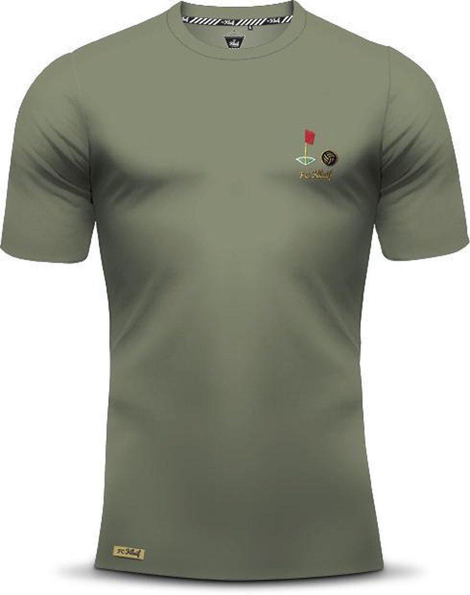 FC Kluif Cornervlag t-shirt - maat XXL - Voetbal lifestyle t-shirt - Katoen - Groen