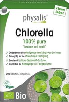 Physalis Supplementen Chlorella 100% Pure Tabletten 200Tabletten