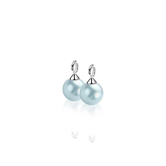 Zinzi - Pendentifs boucles d'oreilles argent ZICH266LB perle bleu clair