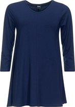 Zazou-A-lijn-shirt-driekwart-mouw-darknavy