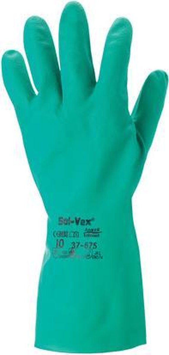ANSELL Chemiehandschoen AlphaTec Sol-Vex mt.10 groen EN 388 EN 374 EN 1149 - 37-675-10