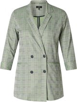 YESTA Hatice Blazer - Lime/Multi colour - maat 3(52)