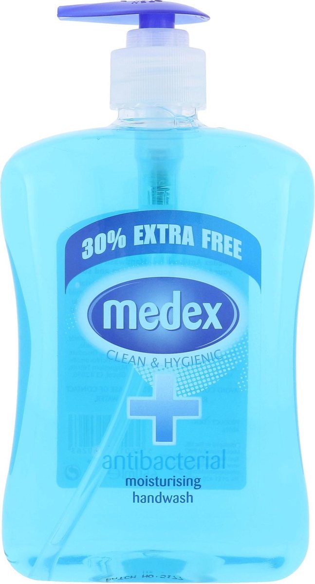 2 Flessen Medex Original Antibacterial Handwash Handzeep 650 ml