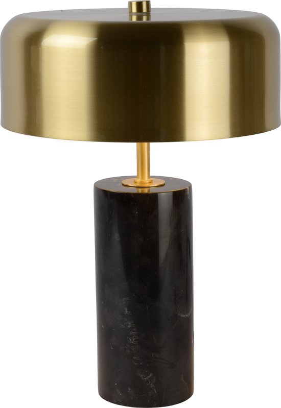 Lucide MIRASOL - Lampe de table - Ø 25 cm - 3xG9 - Noir