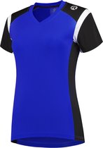 Rogelli Eabel Sportshirt - Korte Mouwen - Dames - Blauw, Zwart, Wit - Maat XS