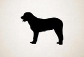 Silhouette hond - Rafeiro Do Alentejo - M - 60x77cm - Zwart - wanddecoratie