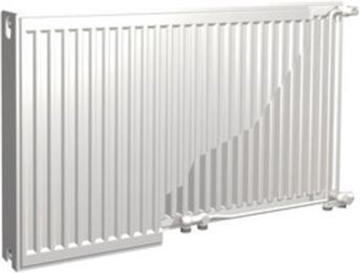 Nemo Spring Multicompact type 21 verticale paneelradiator plaatstaal H 900 x L 600 mm 1105 W wit RAL 9016