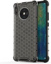 Voor Huawei Mate 30 Shockproof Honeycomb PC + TPU Case (grijs)