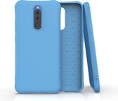 Voor Xiaomi Redmi 8 / 8A effen kleur TPU slanke schokbestendige beschermhoes (blauw)