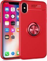 lenuo Shockproof TPU Case voor iPhone XS Max, met onzichtbare houder