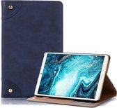 Retro Book Style Horizontale Flip Leather Case met houder & kaartsleuven & portemonnee voor Huawei MediaPad M6 8.4 2019 (donkerblauw)