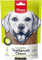 Wanpy toothbrush chews chicken flavor - 100 gr - 1 stuks