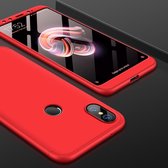 GKK PC 360 graden volledige dekking Case voor Xiaomi Mi 6X / Mi A2 (rood)