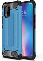 Voor Xiaomi 10 Lite Magic Armor TPU + pc-combinatiebehuizing (blauw)