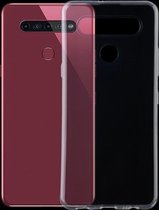 Voor LG K51S 0,5 mm ultradunne transparante TPU-beschermhoes