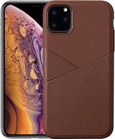 Apple iPhone 11 Pro Hoesje - Mobigear - Excellent Serie - TPU Backcover - Bruin - Hoesje Geschikt Voor Apple iPhone 11 Pro