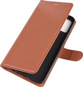 HONOR 9X Lite Hoesje - Mobigear - Classic Serie - Kunstlederen Bookcase - Cognac - Hoesje Geschikt Voor HONOR 9X Lite