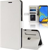 Samsung Galaxy A9 (2018) Hoesje - Mobigear - Wallet Serie - Kunstlederen Bookcase - Wit - Hoesje Geschikt Voor Samsung Galaxy A9 (2018)