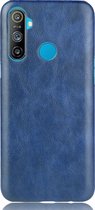 Mobigear Hoesje geschikt voor Realme C3 Telefoonhoesje Hardcase | Mobigear Excellent Backcover | C3 Case | Back Cover - Blauw