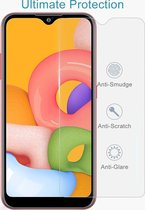 Mobigear - Screenprotector geschikt voor Samsung Galaxy A01 Glazen | Mobigear Screenprotector - Case Friendly
