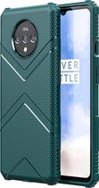 OnePlus 7T Hoesje - Mobigear - Diamond Serie - TPU Backcover - Groen - Hoesje Geschikt Voor OnePlus 7T