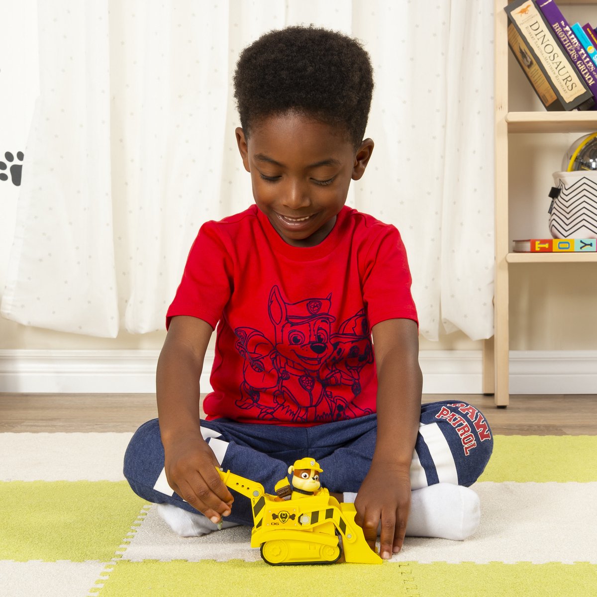 PAW Patrol - Rubble’s Bulldozer - speelgoedauto met speelfiguur - 68% gerecycled plastic - duurzaam speelgoed — afbeelding 15