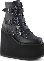 Demonia Plateau Laarzen -41 Shoes- SWING-103 US 11 Zwart