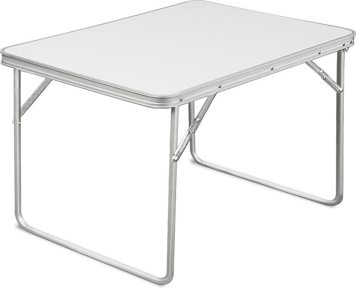 Aluminium inklapbare tuintafel campingtafel 80x60x68 cm