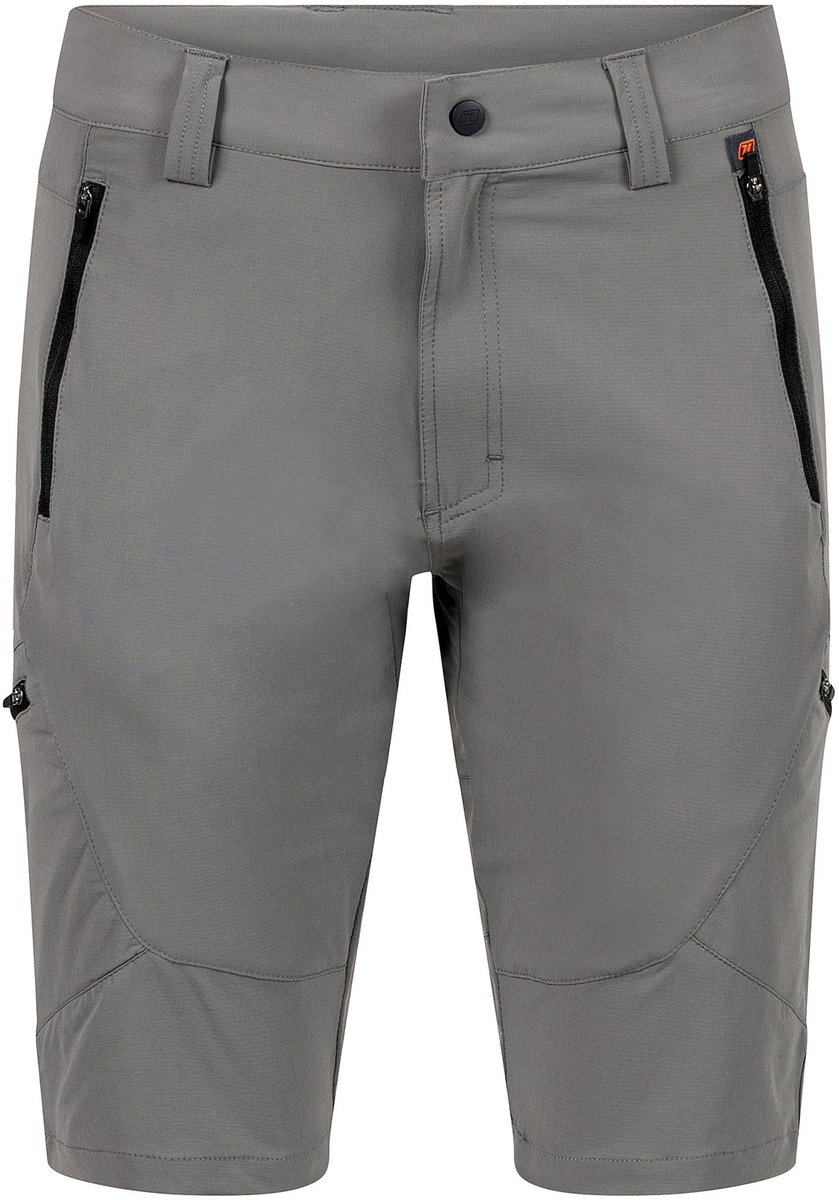 Life-Line Lionel Korte Broek Heren – Outdoorbroek Wandelbroek Fleece Grijs