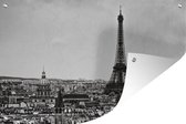 Muurdecoratie De skyline van Parijs - 180x120 cm - Tuinposter - Tuindoek - Buitenposter