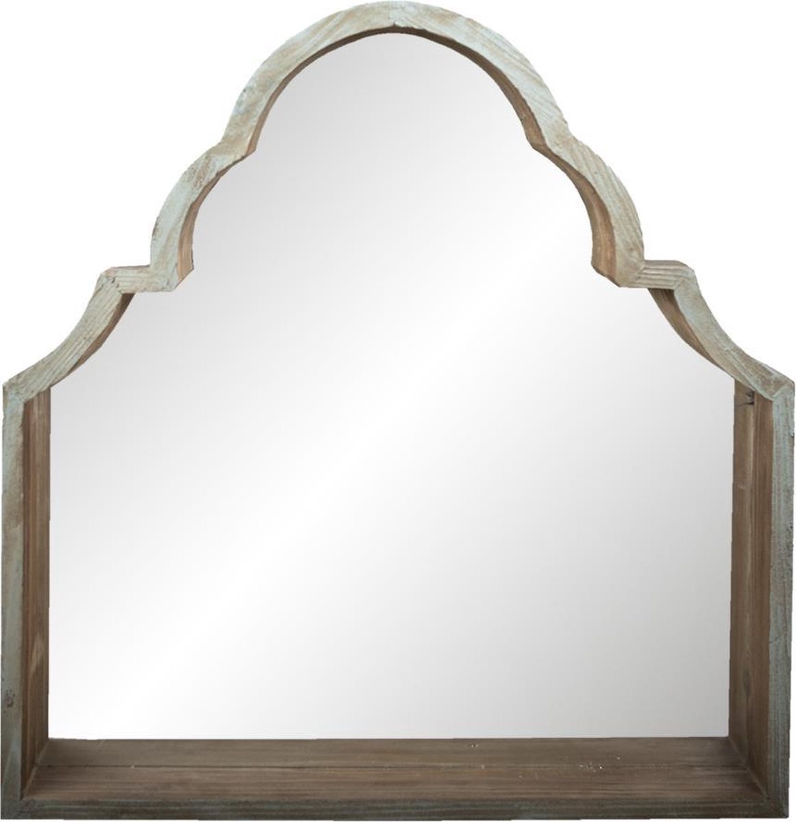 eenzaam slepen Vier Clayre & Eef Wandspiegel 85*12*87 cm Groen Hout/ glas Grote Spiegel Muur Spiegel  Wand Spiegel Grote SpiegelMuur SpiegelWand Spiegel - Winkelen.nl