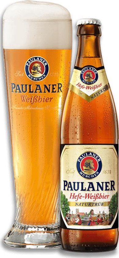 Losjes onvergeeflijk twee Paulaner Bierglas Weizen - 50 cl | bol.com