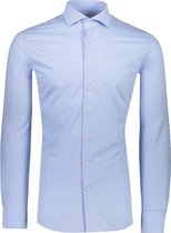 Profuomo   Overhemd Blauw  - Maat UK15.5-EU40 - Heren - Never out of stock Collectie - Katoen;Polyester