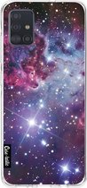 Casetastic Samsung Galaxy A51 (2020) Hoesje - Softcover Hoesje met Design - Nebula Galaxy Print