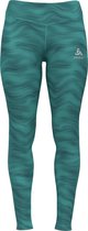 Odlo Tights Essential Soft Print BLAUW - Maat XS