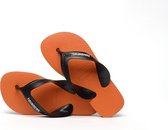 Havaianas Max Jongens Slippers - Grey/Orange - Maat 33/34