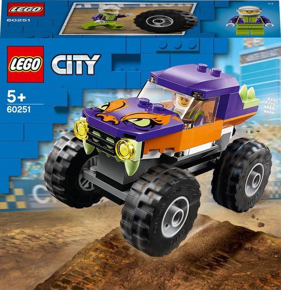 LEGO City 60251 Le Monster Truck, Jouet Cadeau Enfants Garçon Fille |  bol.com