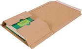 Wikkelverpakking CleverPack A5 +zelfkl strip - bruin - 10 stuks