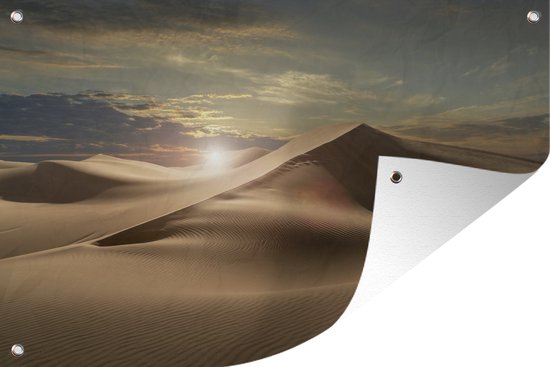 Zandduinen in een woestijn - Tuinposter