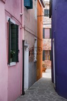ESTAhome fotobehang street roze, paars en oranje - 156511 - 186 x 270 cm