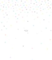 ESTAhome fotobehang vrolijke confetti stippen grijs, geel, paars, zacht roze, mintgroen, blauw en oranje - 158858 - 232 x 279 cm