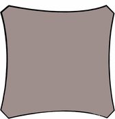 Perel Zonnezeil - Vierkant - 3,6x3,6 m -Taupe