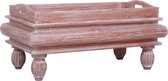 Medina Salontafel 90x50x40 cm massief mahoniehout bruin