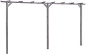 Medina Pergola 400x40x205 cm geïmpregneerd grenenhout grijs