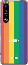6F hoesje - geschikt voor Sony Xperia 1 III -  Transparant TPU Case - #LGBT - #LGBT #ffffff