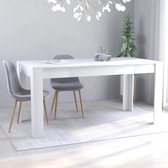 Medina Eettafel 160x80x76 cm spaanplaat wit