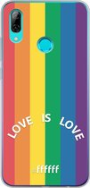 6F hoesje - geschikt voor Huawei P Smart (2019) -  Transparant TPU Case - #LGBT - Love Is Love #ffffff