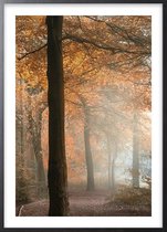 Poster Met Zwarte Lijst - Herfst Poster