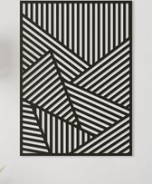 Wanddecoratie | Geometrisch luik 4 - L (44x60cm)